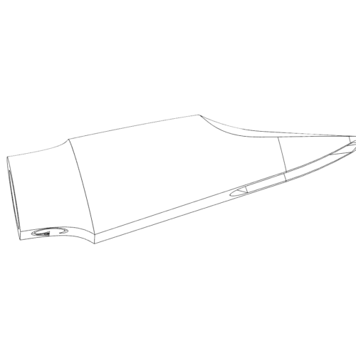 Modèle 3D d'un Bec Grain de vent.