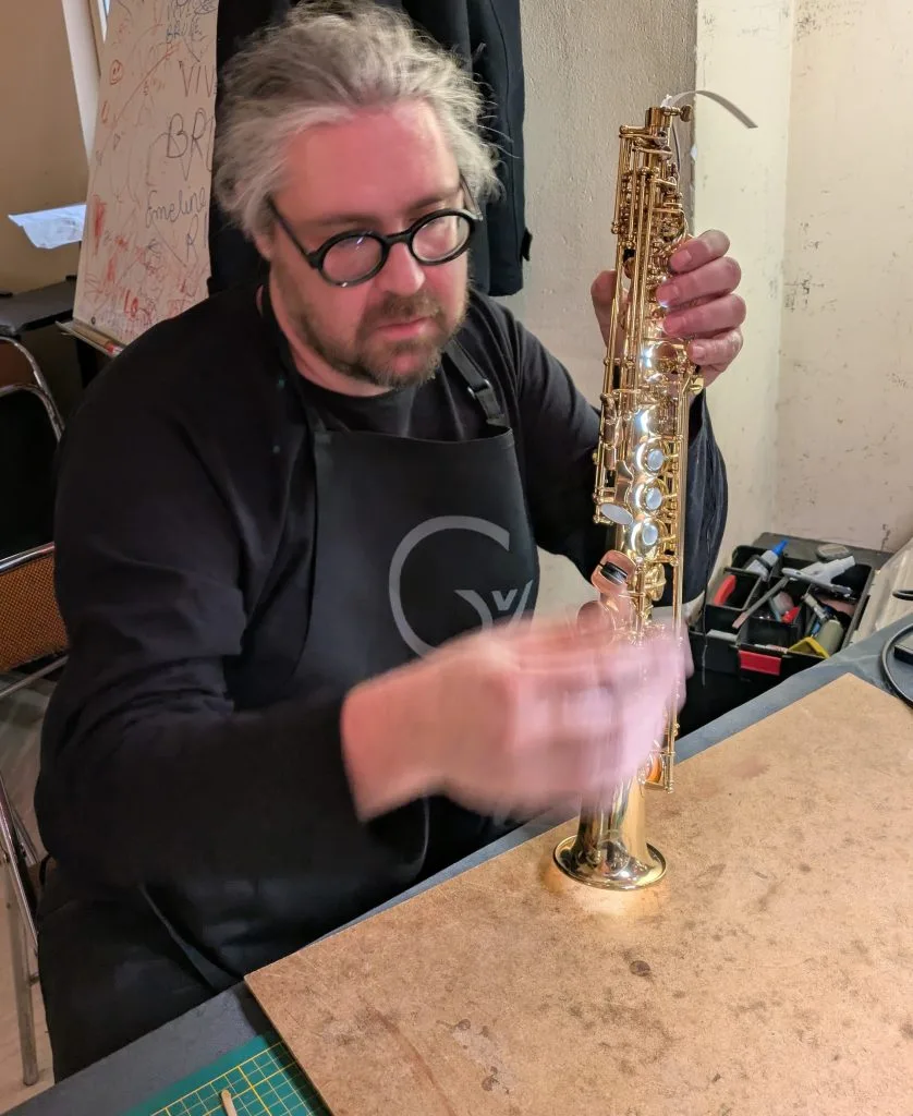 Atelier réglage - Conservatoire d'Asnière - Académie d'hiver SAXO VOCE
