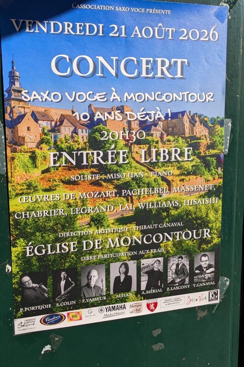 Affiche concert du 21 aout